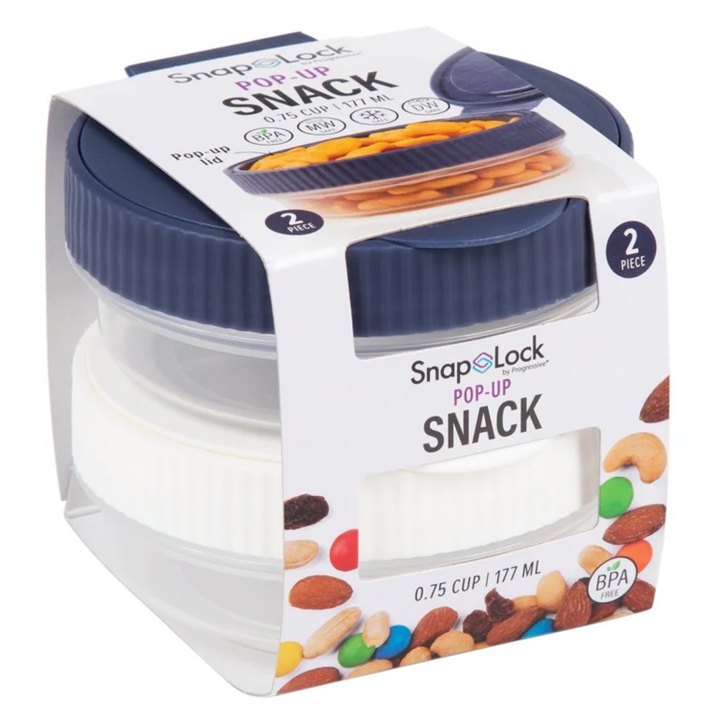 NWOT SnapLock Snack Containers - Picture 2 of 5